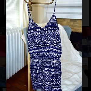 Romper Blue-White
